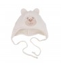 Conjunto touca ursinho | Cor: Branca